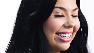 Big tits teen Holly Day masturbates after she talked about her journey