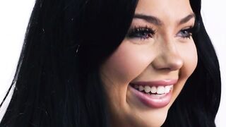 Big tits teen Holly Day masturbates after she talked about her journey