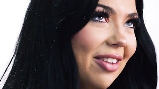 Big tits teen Holly Day masturbates after she talked about her journey