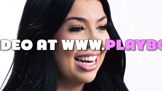 Big tits teen Holly Day masturbates after she talked about her journey