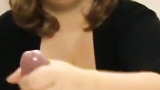 Blonde BBW MILF Teases with Big Natural Tits 2