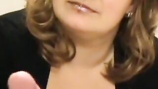 Blonde BBW MILF Teases with Big Natural Tits 2