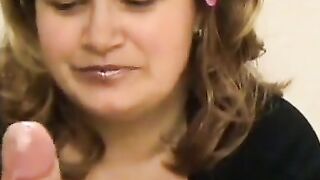 Blonde BBW MILF Teases with Big Natural Tits 2