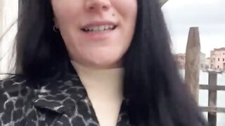 Eva high-risk gargle stranger in Venice - best XXX!