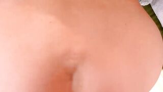 Hung DILFs penis stroked by April Paisleys horny hands and feet