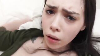 Hot teenager mega-slut gets facefucked rock-hard by BF for going out - luxurious