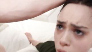 Hot teenager mega-slut gets facefucked rock-hard by BF for going out - luxurious