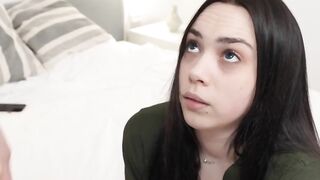 Hot teenager mega-slut gets facefucked rock-hard by BF for going out - luxurious