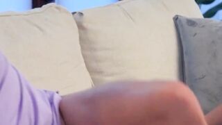 Latina babe Madison Wilde offers blowjob to stepbro and he says yes fast