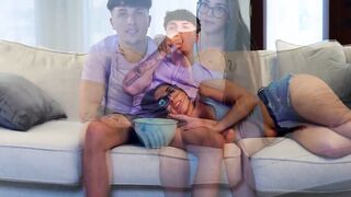 Latina babe Madison Wilde offers blowjob to stepbro and he says yes fast