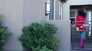 Stepmom and stepaunt sharing my cum