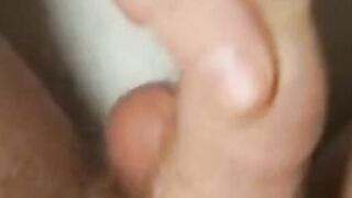 Twink Plays With His Small Uncut Cock on Webcam