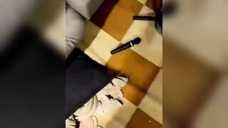 Hot blonde slut get load of cum on pussy after hard pounding
