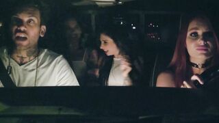Repentful redhead pounded in a paranormal foursome with ghosts