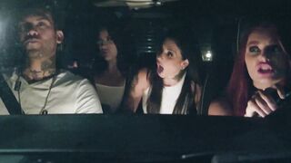 Repentful redhead pounded in a paranormal foursome with ghosts