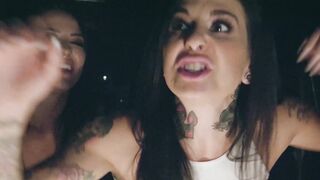 Repentful redhead pounded in a paranormal foursome with ghosts