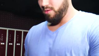 Stepbrother fucks German stepsister inside the gym