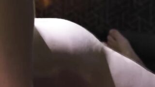 Busty curly teen pleasing her man in shower and during massage