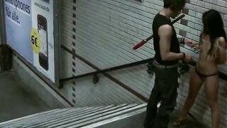 Watch Tina Martinez Get Tied Up And Fucked Hard In The Public Streets