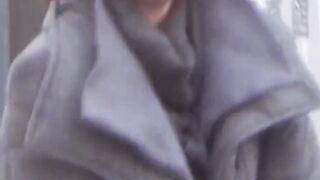 Random women lift skirts to pee in a hidden cam restroom