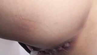 Random women lift skirts to pee in a hidden cam restroom