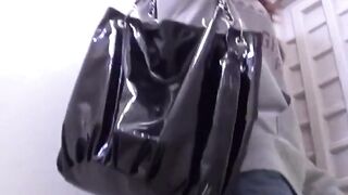 Random women lift skirts to pee in a hidden cam restroom
