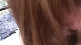 Older japanese Couple with Tiny Dick husband made her own amateur home porn