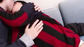 Petite Japanese seduce Classmate to Sex