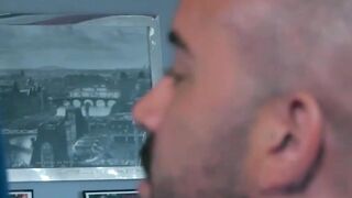 Mature hottie Robbie Rojo target locks Bruno Maxs holes with his raging dick