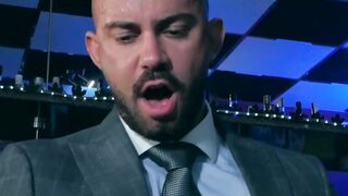 Mature hottie Robbie Rojo target locks Bruno Maxs holes with his raging dick