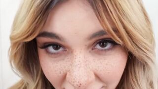 Tiny babe Demi Hawks  trying out stepbros huge cock and hot cum