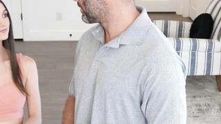 Horny sexy babe Summer Renee pierced hard by hung stepdaddy
