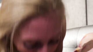 Stepdad deeply throat fucks Emma Starletto while she continues texting