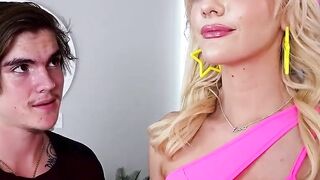 Busty beach babe android does the full package