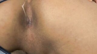 Hot tranny tastes male juice