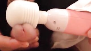 2 Asian Crossdressers Play with Sex Toys and Cum Hard 2