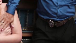 Kat Monroe gets fucked hard by officer's dick