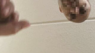 Calm teen in glasses goes wild
