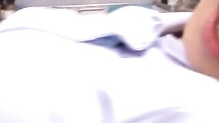 Skinny nurse amazing sex