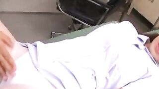Skinny nurse amazing sex
