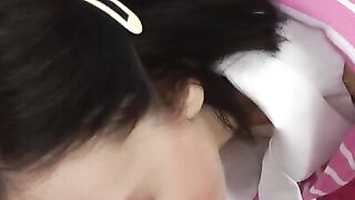 Enjoying all of her lips