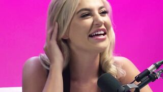 Big tits blonde teen pornstar Blake Blossom solo play after hot interview