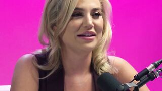 Big tits blonde teen pornstar Blake Blossom solo play after hot interview