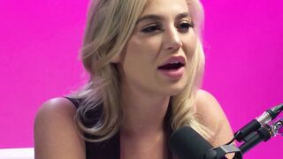 Big tits blonde teen pornstar Blake Blossom solo play after hot interview