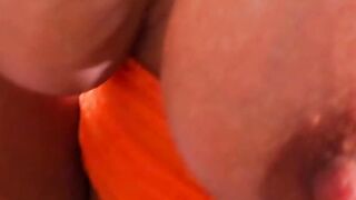 Perfect MILF Rebecca Smyth flexing her fingering skills before devouring my dick