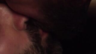 Dani Robles and Tyler Bergs cumshot marks the end of their rough sex