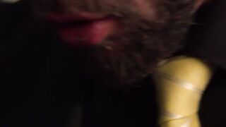Dani Robles and Tyler Bergs cumshot marks the end of their rough sex