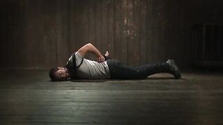BDSM bottom DJ fails to escape his cruel master Wolf Hudson