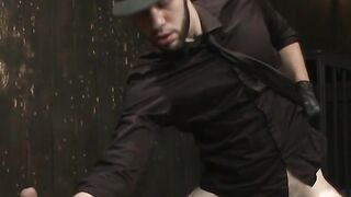 BDSM bottom DJ fails to escape his cruel master Wolf Hudson