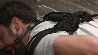 BDSM bottom DJ fails to escape his cruel master Wolf Hudson